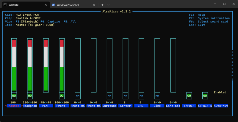 Ubuntu自带的音频服务ALSA以及重新之后声音会变小的解决方案九桑-桑榆非晚,东隅已逝九桑